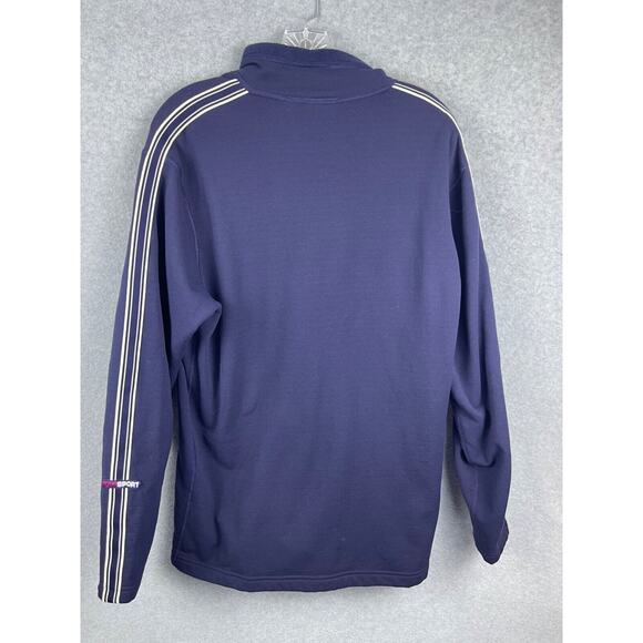 VTG Polo Sport Ralph Lauren Jacket Men's L Blue Full Zip Track Made in USA 90s - Picture 8 of 11